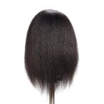 100% Real Hair Mannequin Head Styling Hairdresser Training Head - Image 2